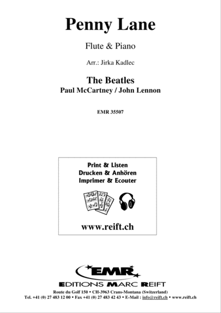 Penny Lane Penny Lane Flute Solo scores gallery preview page 1