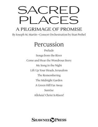 Book cover for Sacred Places - Percussion