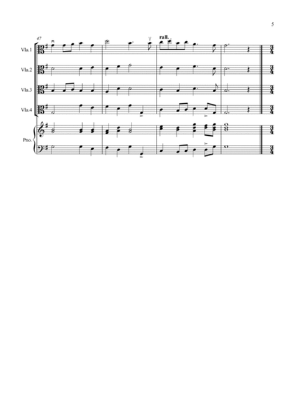 2 Classical Favourites for Viola Quartet (volume three) image number null