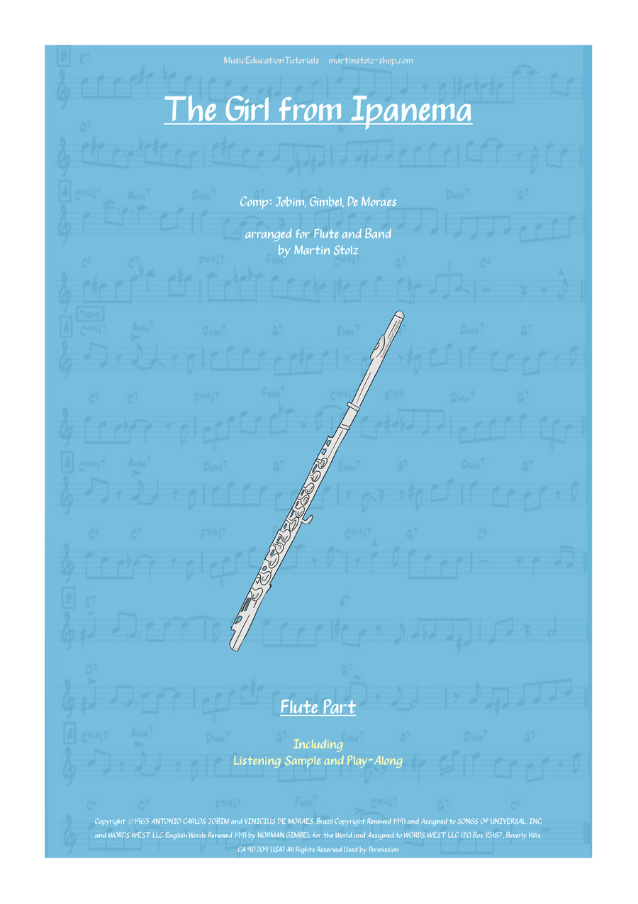 The Girl From Ipanema (garôta De Ipanema) Flute Solo scores gallery preview page 1