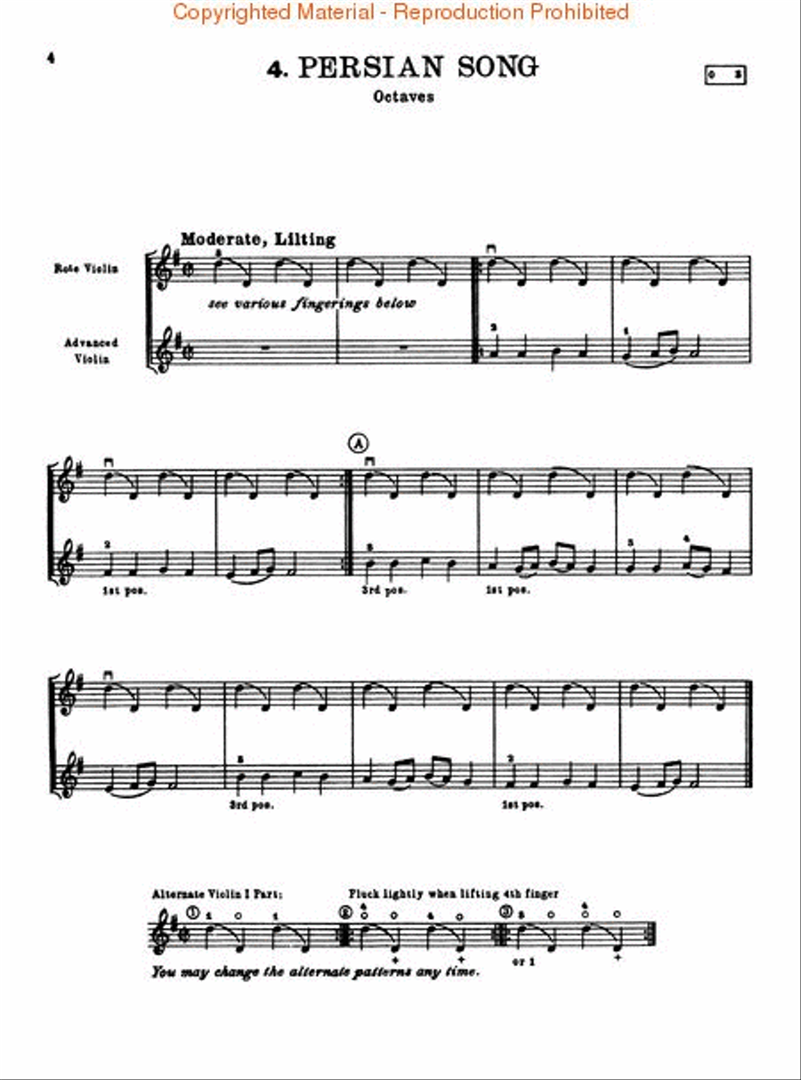 New Tunes for Strings – Book 1 String Orchestra scores gallery preview page 3