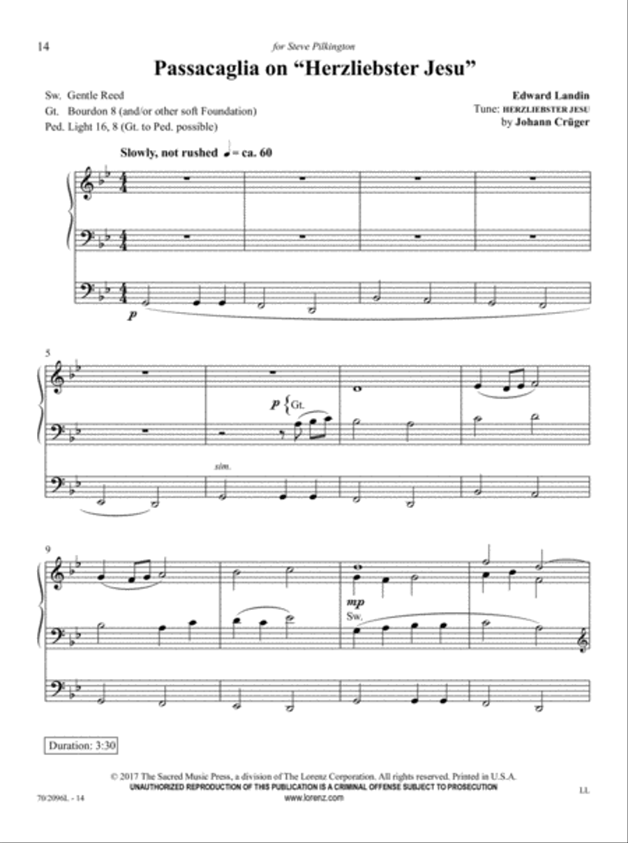 The Organist's Library, Vol. 63 Organ Solo scores gallery preview page 6