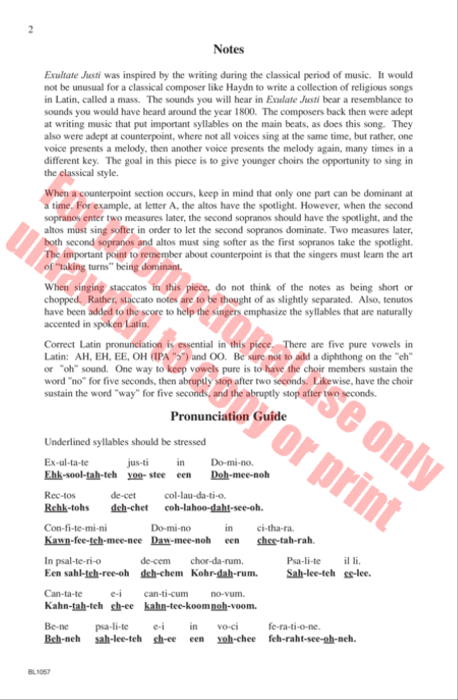 Exultate Justi SSA scores gallery preview page 3