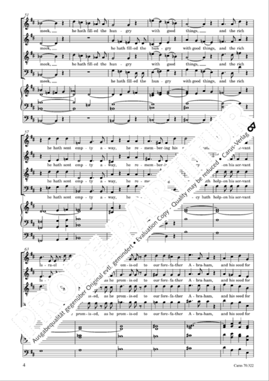 An evening service 4-Part scores gallery preview page 5
