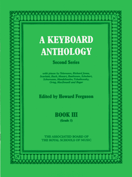 A Keyboard Anthology, Second Series, Book III