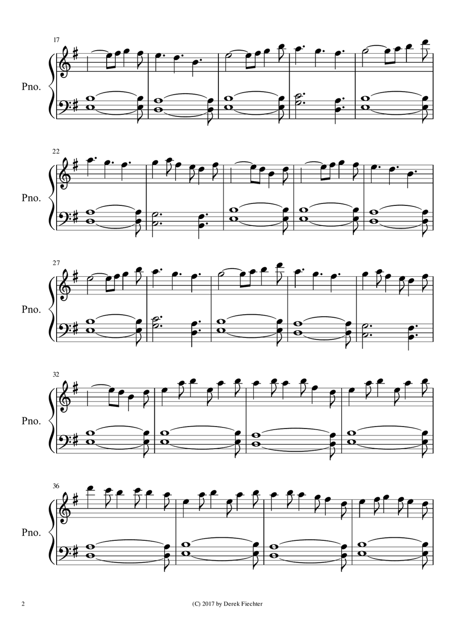 Black Wolf's Inn Piano Solo scores gallery preview page 2