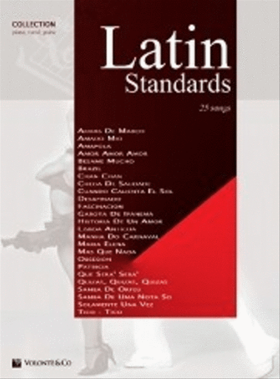 Latin Standards Piano, Vocal, Guitar scores gallery preview page 1
