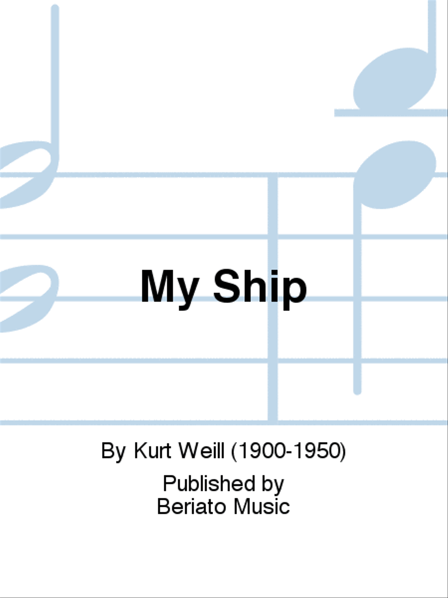 My Ship Piano, Vocal, Guitar scores gallery preview page 1