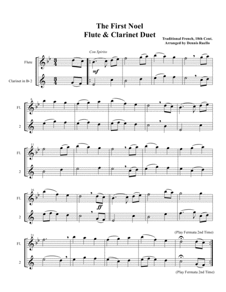Christmas Duet Collection for Flute & Clarinet image number null
