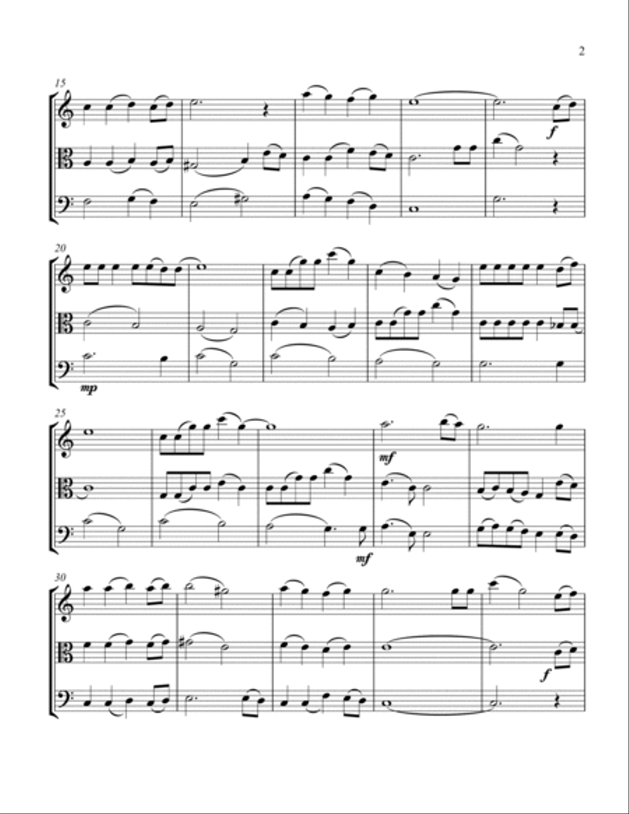 Do You Hear What I Hear String Trio scores gallery preview page 3