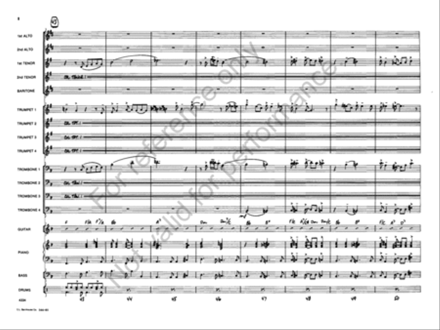 Gospel John Jazz Ensemble scores gallery preview page 8