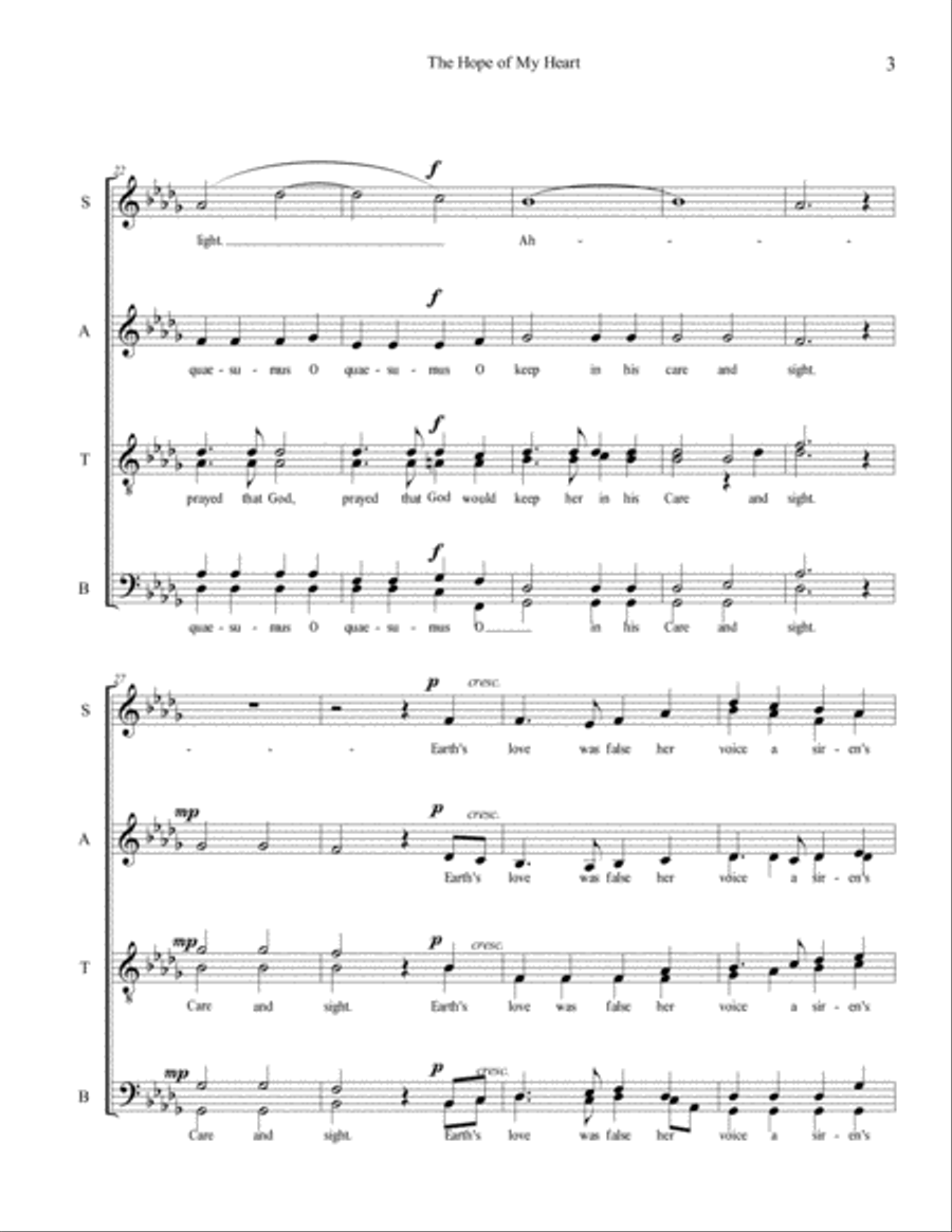 The Hope of My Heart 4-Part scores gallery preview page 3