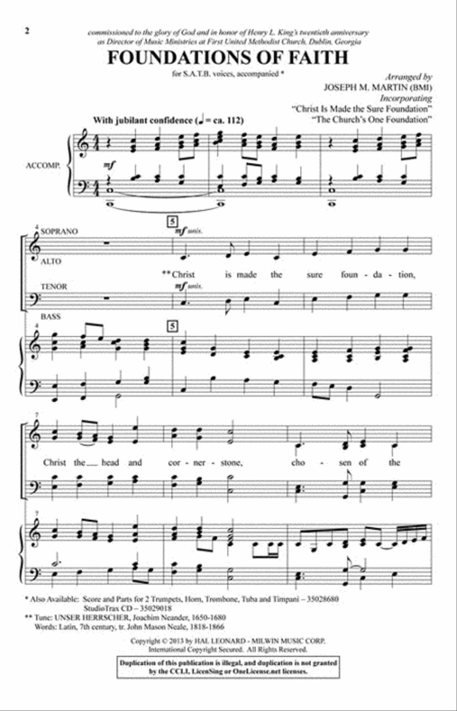Foundations of Faith Accompaniment CD scores gallery preview page 2