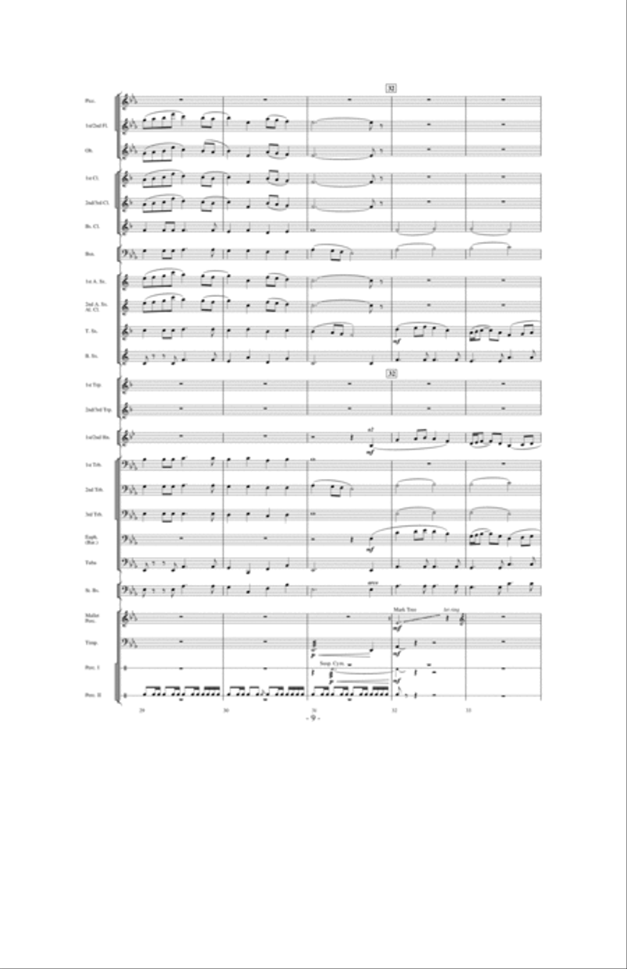 Where Eagles Soar Where Eagles Soar Concert Band scores gallery preview page 8