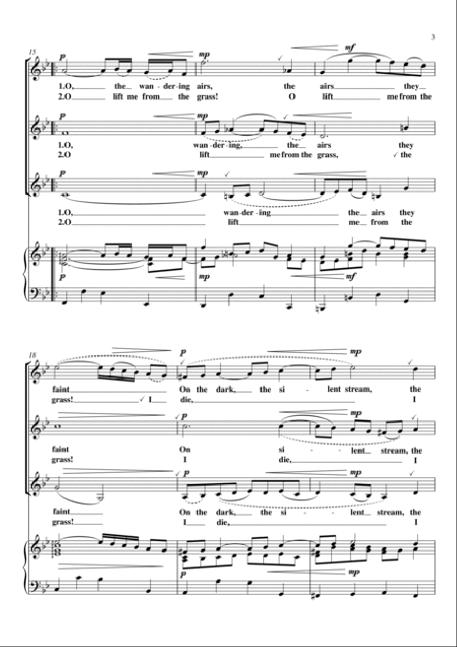 I Arise from Dreams of Thee - Air on the G String (SSA) SSA scores gallery preview page 3