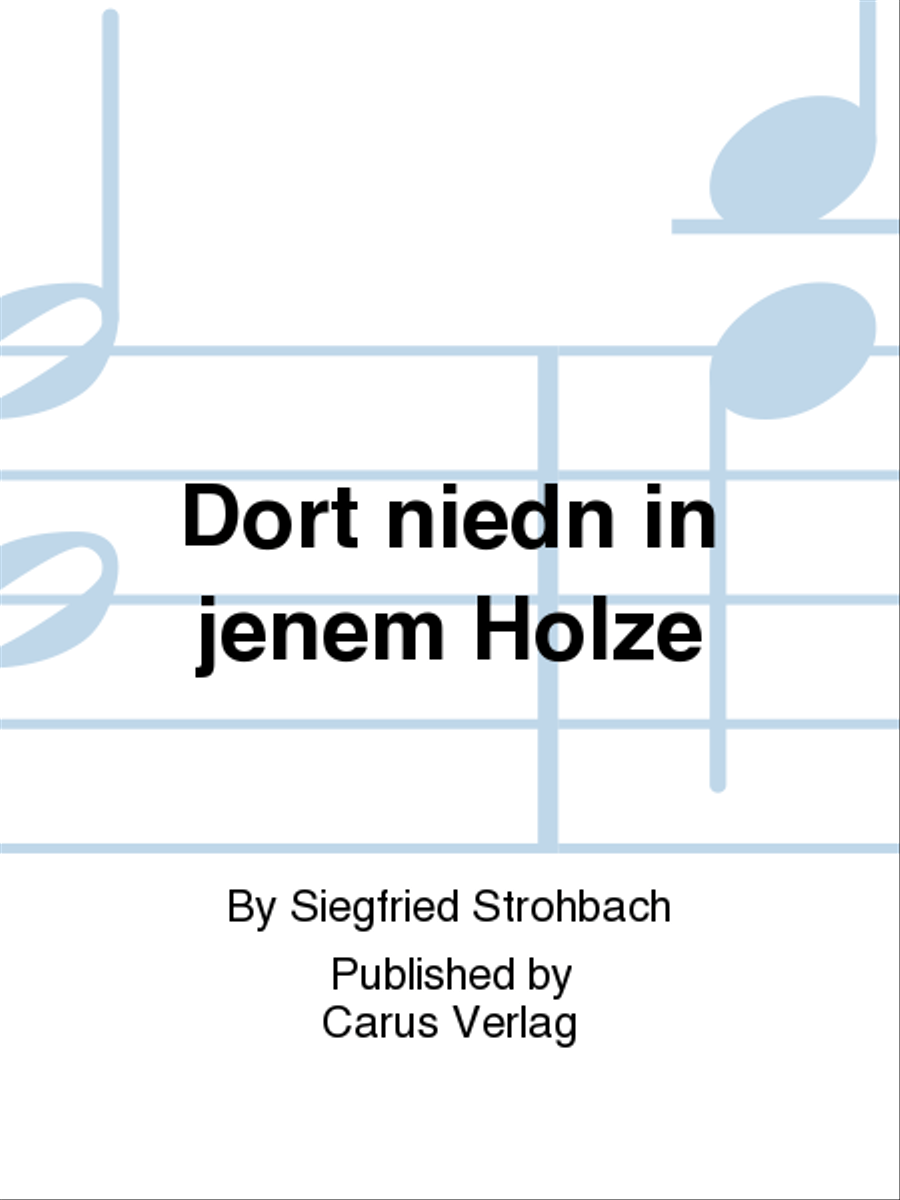Dort niedn in jenem Holze SSAA scores gallery preview page 1