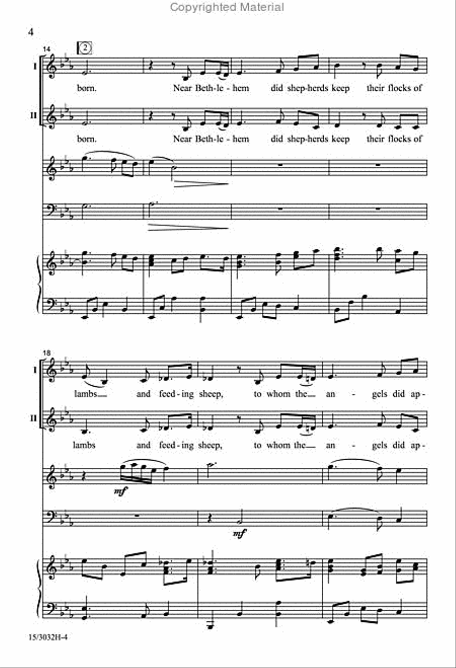 The Wexford Carol 2-Part scores gallery preview page 4