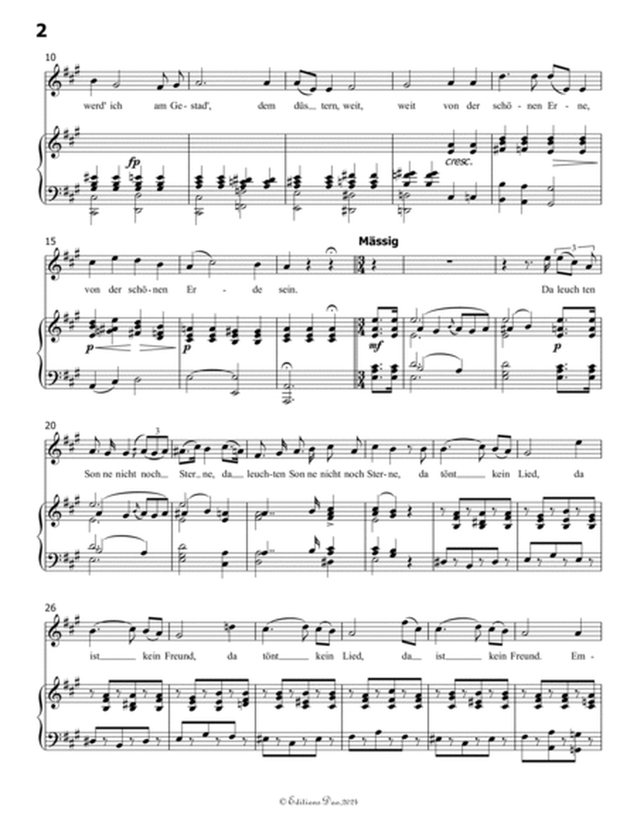 Fahrt zum Hades, by Schubert, D.526, in f sharp minor