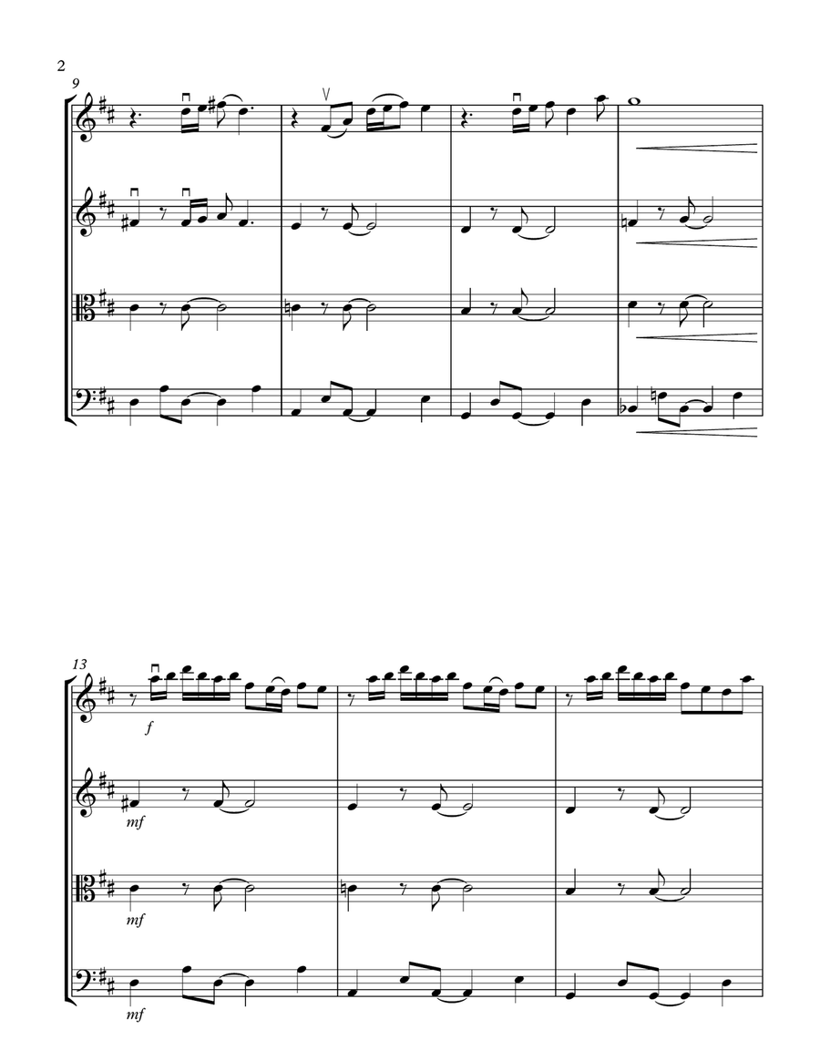 Best Part String Quartet scores gallery preview page 2