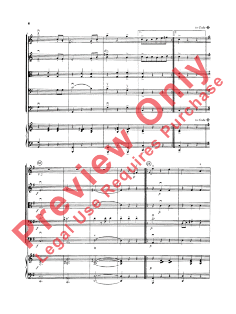 Fledermaus Waltzes String Orchestra scores gallery preview page 7