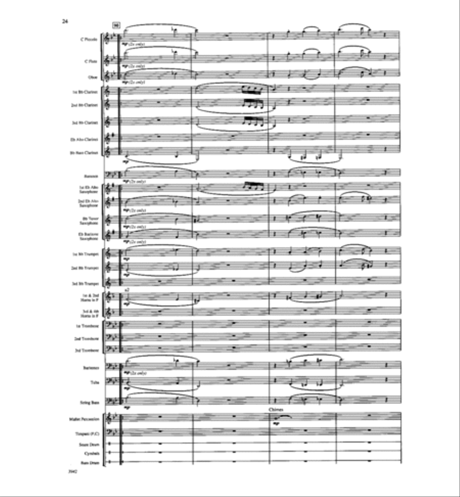 The Magic of Mozart Concert Band scores gallery preview page 24