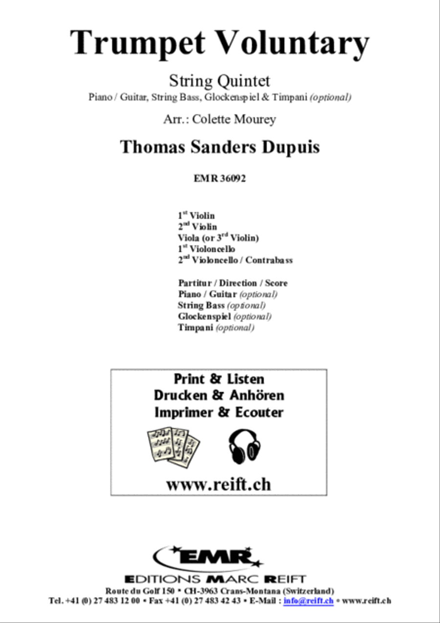 Trumpet Voluntary Trumpet scores gallery preview page 2