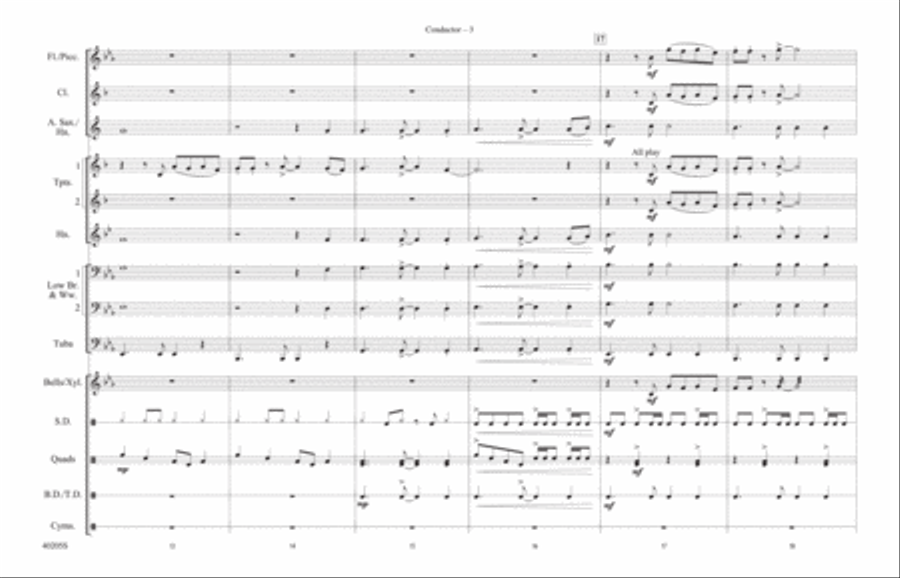 Don't Stop Believin': Score Marching Band scores gallery preview page 3