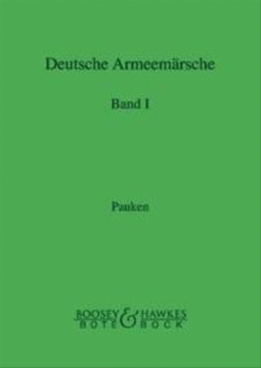 German Military Marches Band 1 Concert Band scores gallery preview page 1