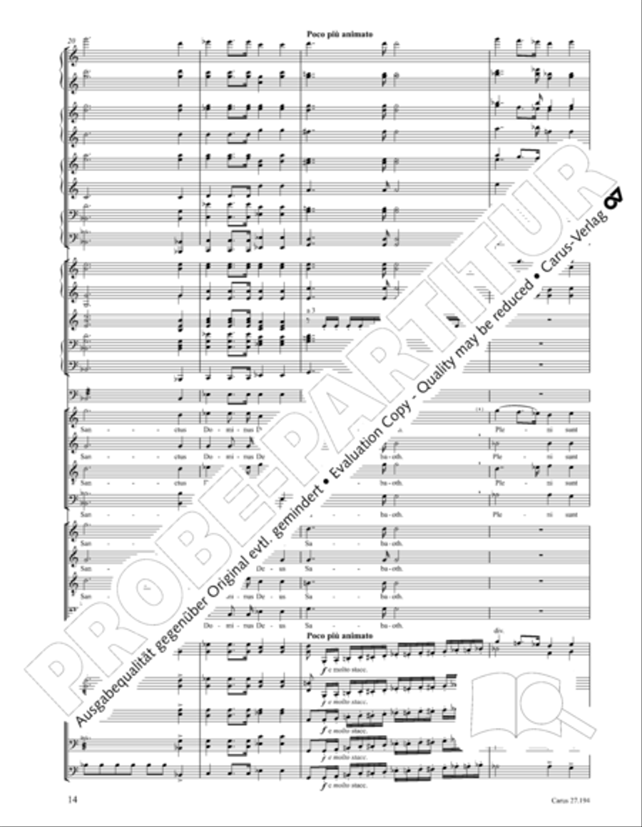 Te Deum 4-Part scores gallery preview page 15
