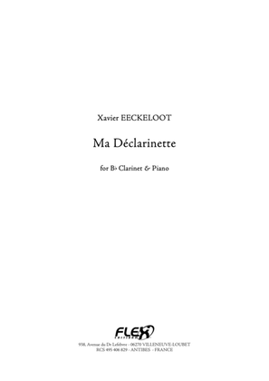 Book cover for Ma Declarinette