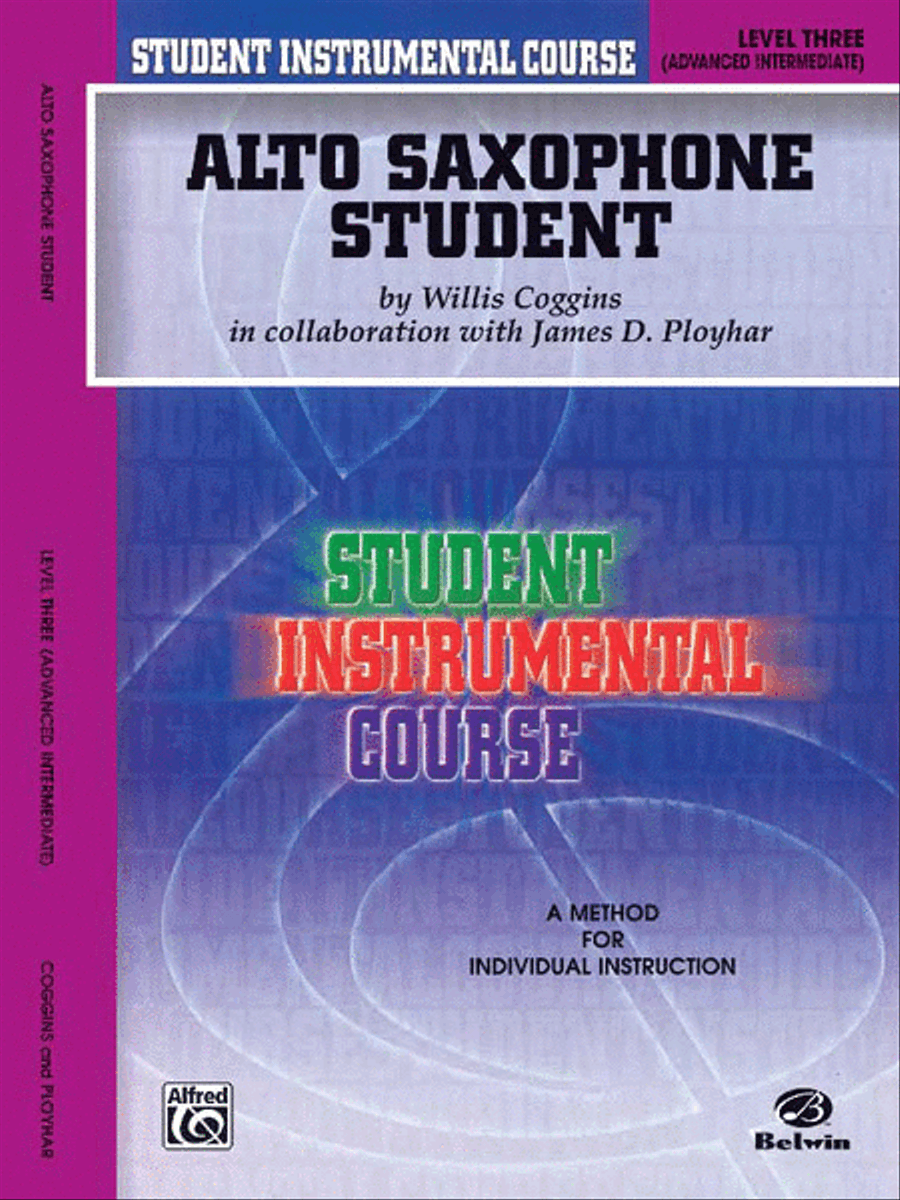 Student Instrumental Course Alto Saxophone Student Alto Saxophone scores gallery preview page 1