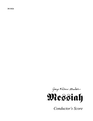 Book cover for Messiah - Conductor's Score
