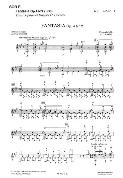 Fantasia Op. 4 No. 2