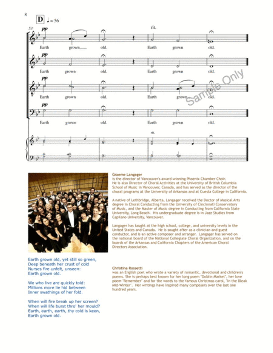 Earth Grown Old Earth Grown Old 4-Part scores gallery preview page 8