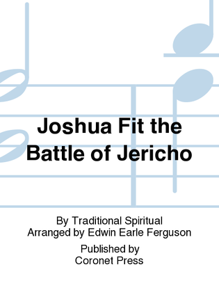 Book cover for Joshua Fit the Battle of Jericho