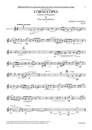 Cornucopia - A Sheaf Of Miniatures For Horn And Pianoforte (I)