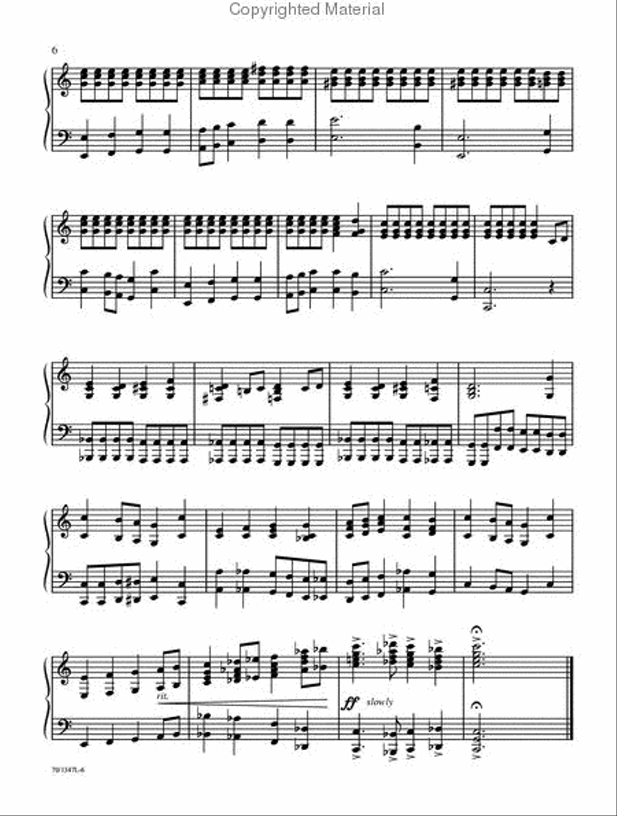 Palm Sunday to Easter Piano Solo scores gallery preview page 5