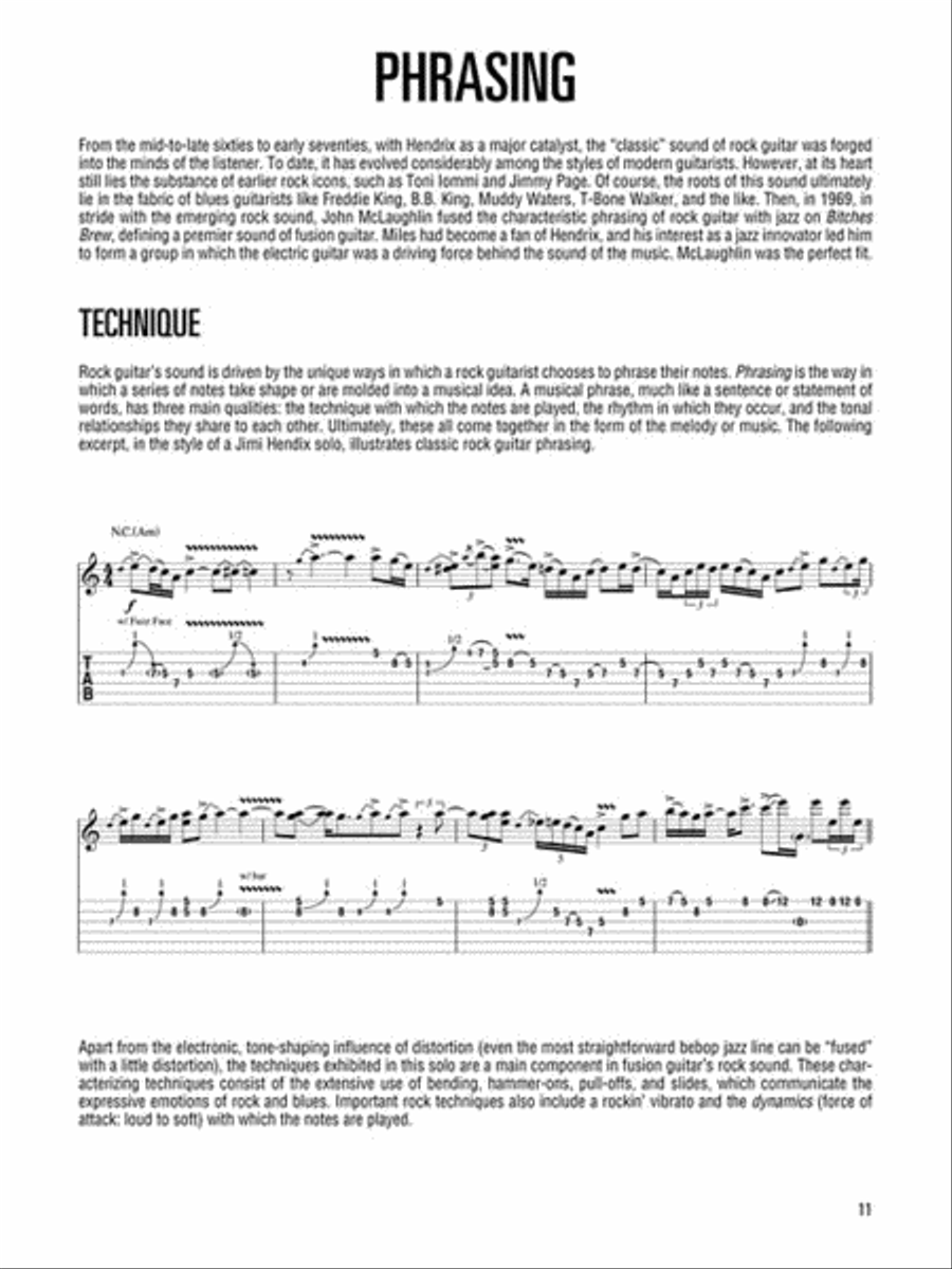 Jazz-Rock Fusion Electric Guitar scores gallery preview page 3