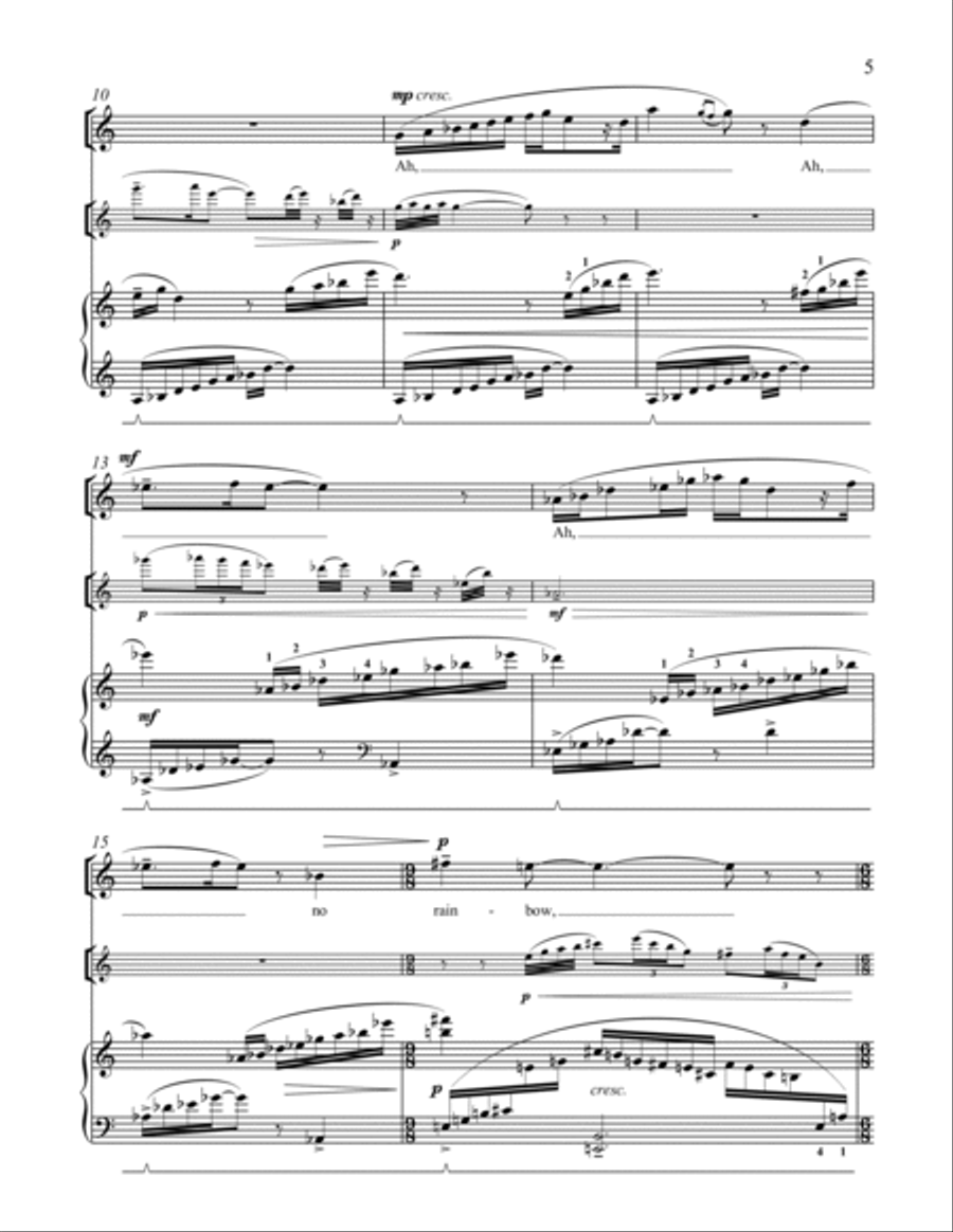 Songs of the Human Spirit (Score) Small Ensemble scores gallery preview page 5