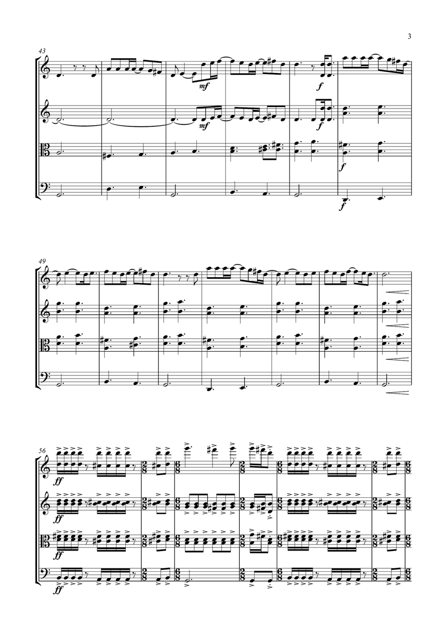 Iris Iris String Quartet scores gallery preview page 3