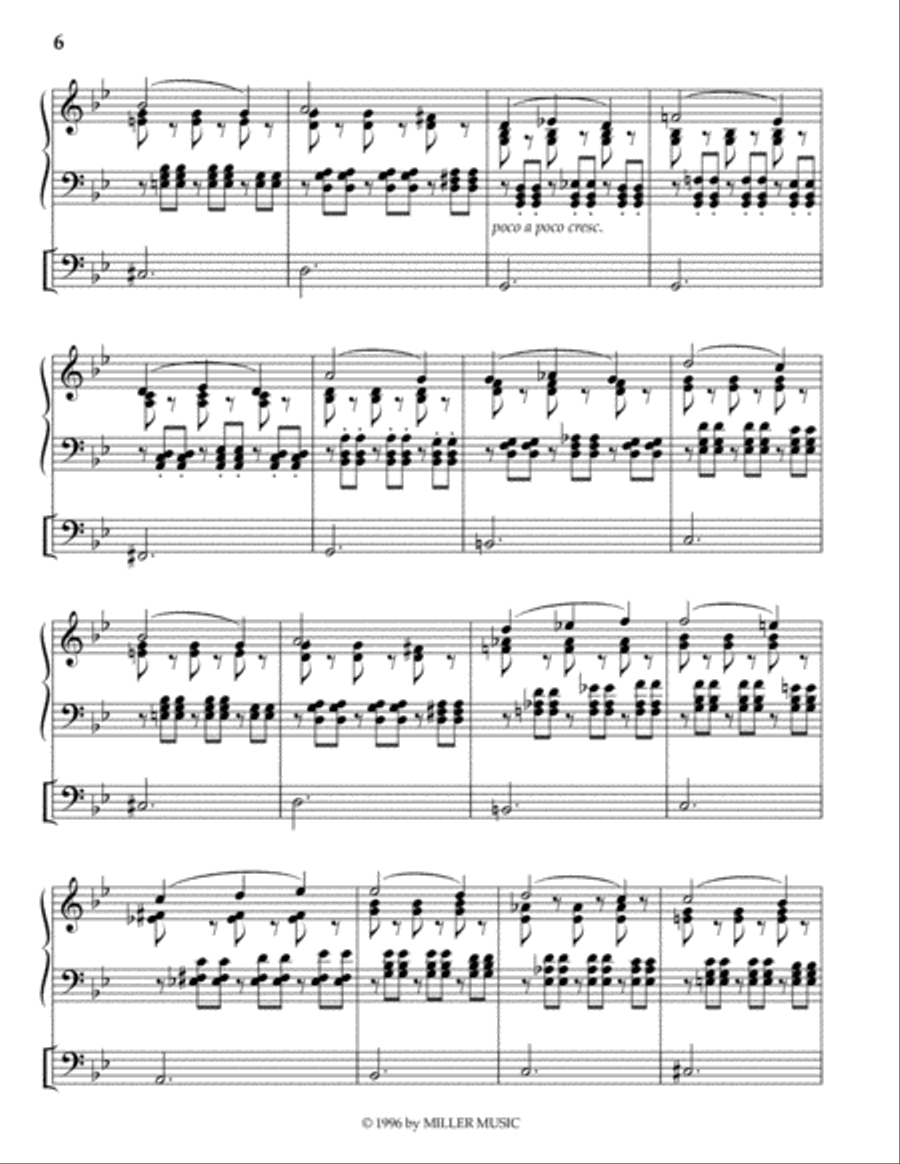 Wer Nun Den Lieben Gott Lasst Walten Organ Solo scores gallery preview page 6
