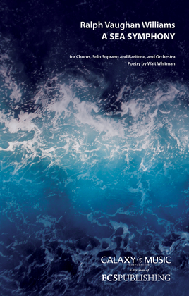 Book cover for A Sea Symphony (Symphony No. 1) (Choral Score)