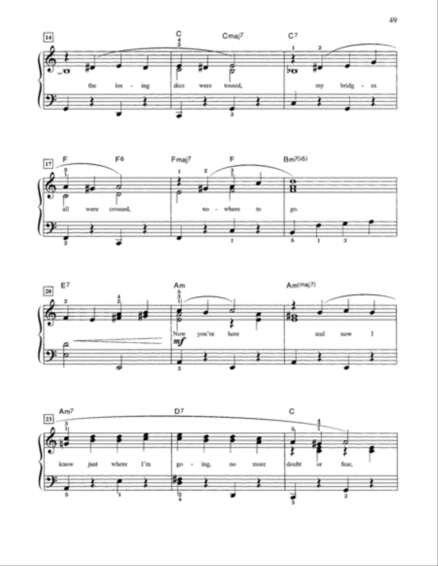 Just In Time (arr. Dan Coates) Easy Piano scores gallery preview page 2