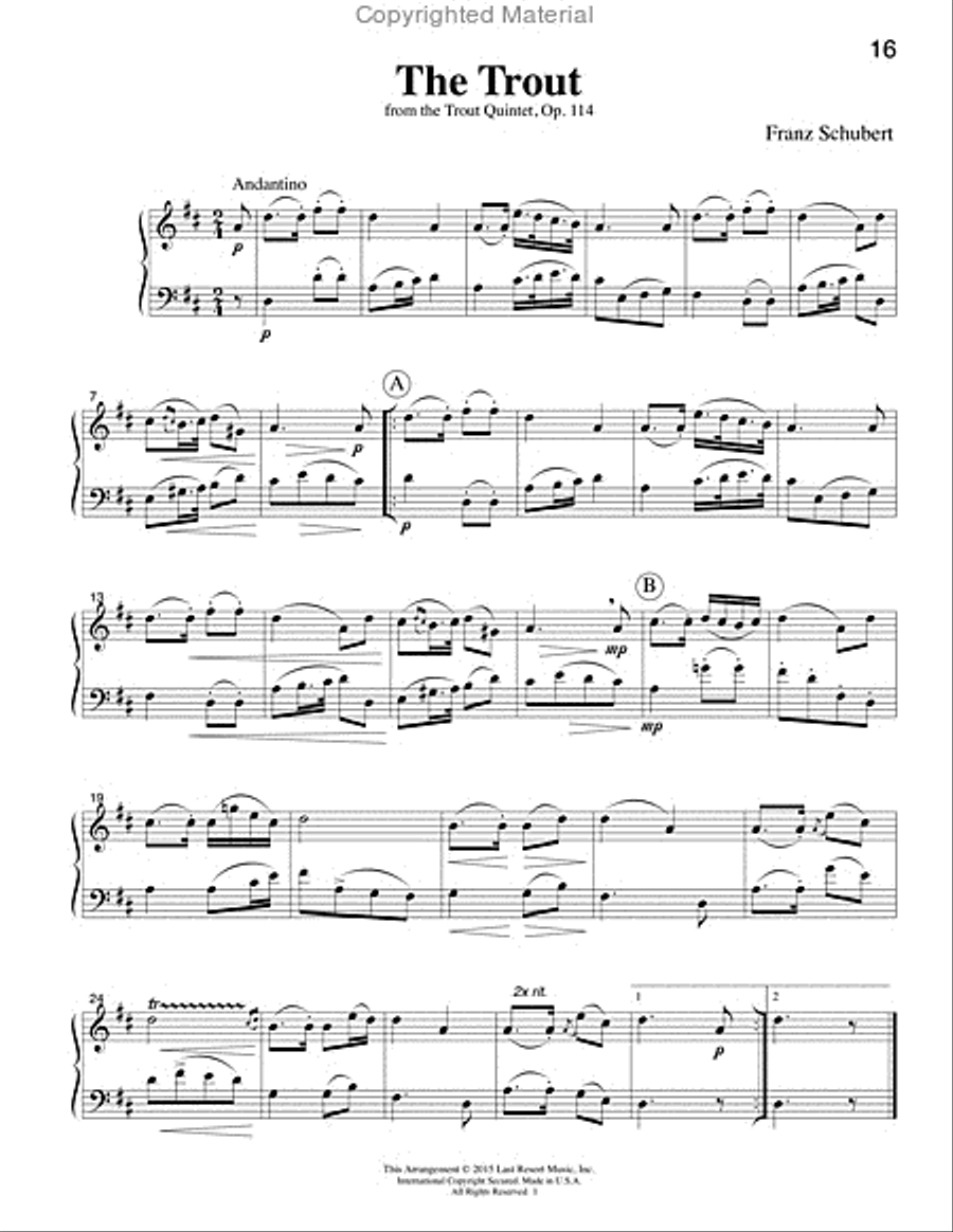 Music for Two, Volume 6 - Flute/Oboe/Violin and Cello/Bassoon Bassoon scores gallery preview page 3