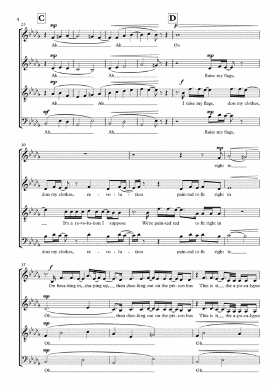 Radioactive 4-Part scores gallery preview page 4