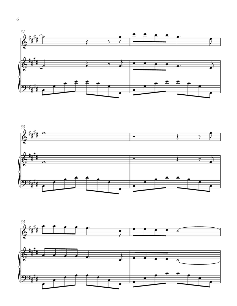 Walking In The Air Walking In The Air Flute Solo scores gallery preview page 6