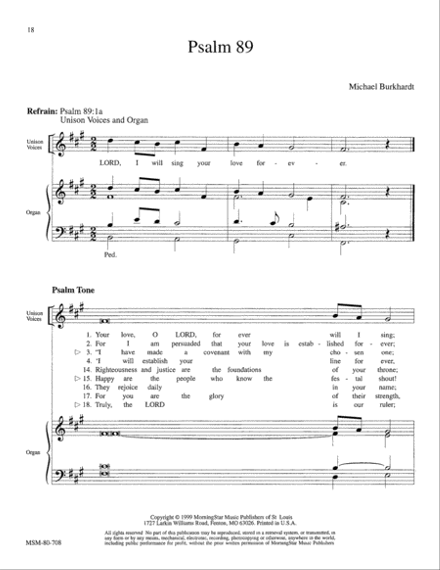 Psalm 89 SSA scores gallery preview page 2