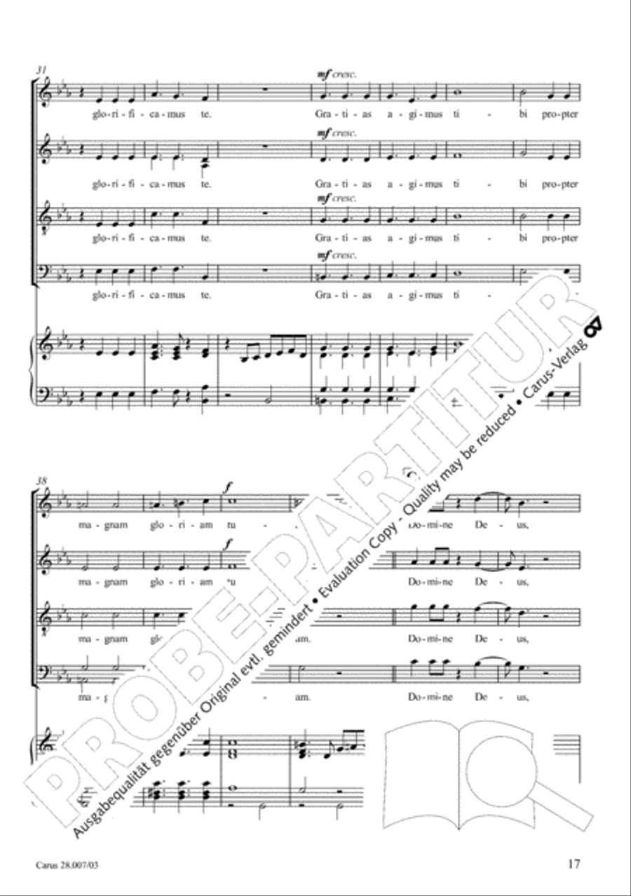 Missa latina 4-Part scores gallery preview page 18