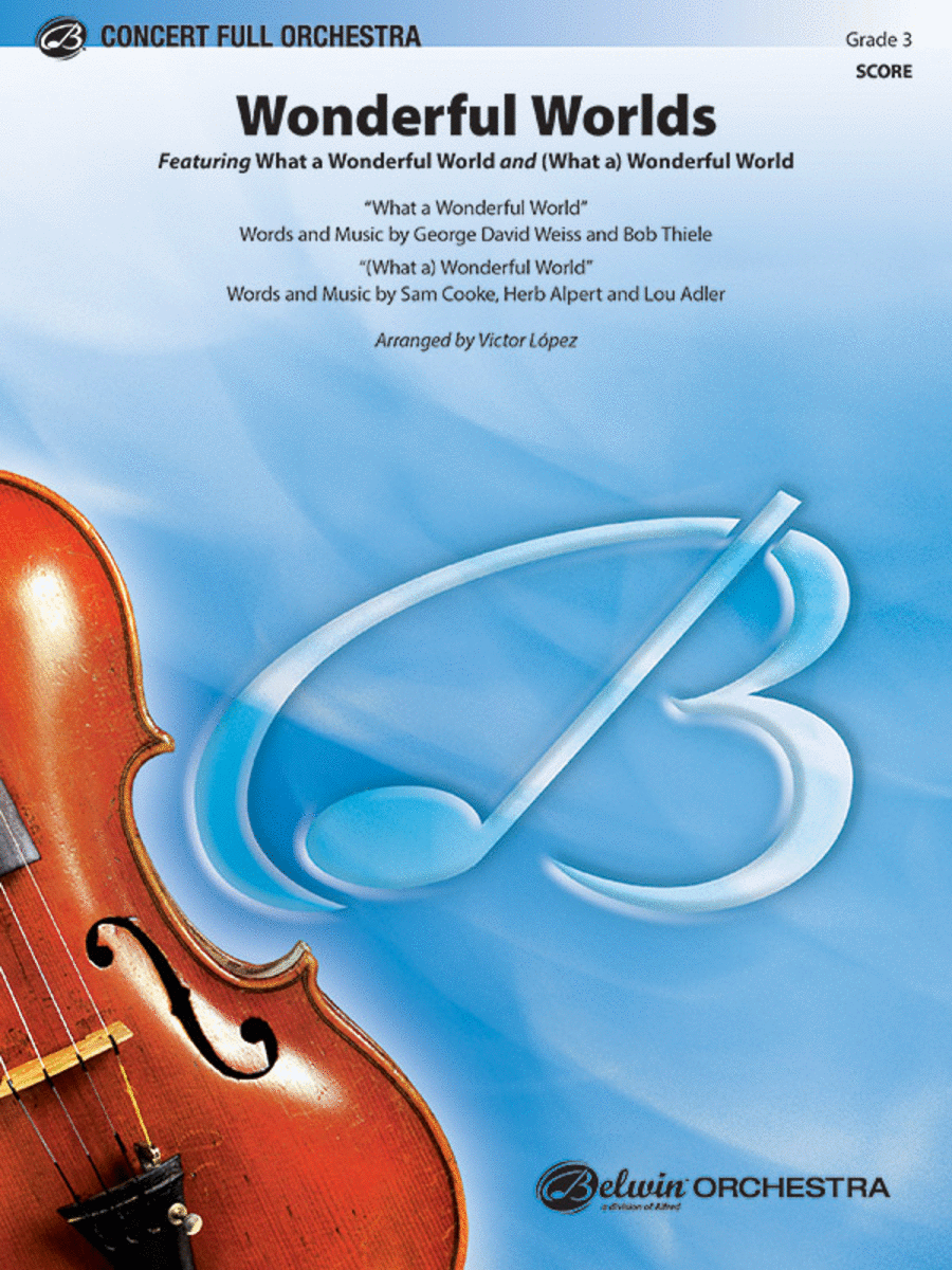 Wonderful Worlds Full Orchestra scores gallery preview page 1