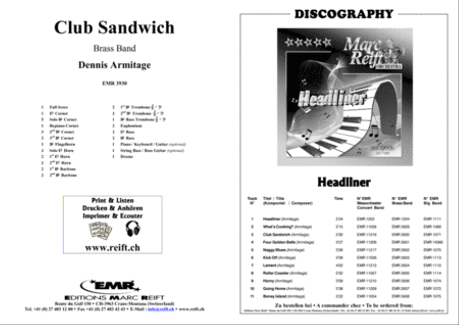 Club Sandwich Brass Band scores gallery preview page 2